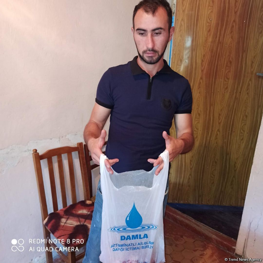 Deputat Sevil Mikayılovanın təşəbbüsü ilə Xudat sakinlərinə Qurban  sovqatları paylanılıb (FOTO)