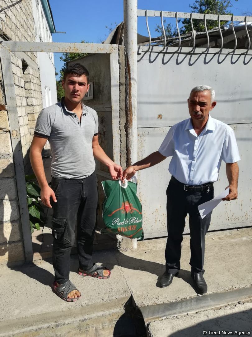 Deputat Sevil Mikayılovanın təşəbbüsü ilə Xudat sakinlərinə Qurban  sovqatları paylanılıb (FOTO)