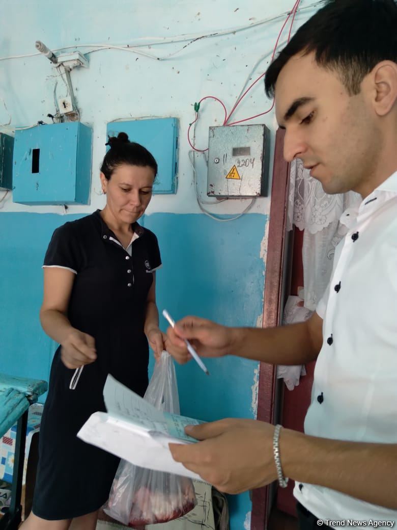 Deputat Sevil Mikayılovanın təşəbbüsü ilə Xudat sakinlərinə Qurban  sovqatları paylanılıb (FOTO)
