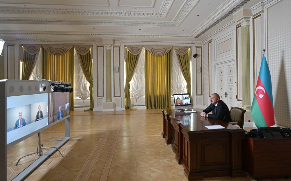 Prezident İlham Əliyev koronavirusla mübarizə sahəsində görülən tədbirlər və sosial-iqtisadi vəziyyətlə bağlı videoformatda müşavirə keçirib (FOTO) (YENİLƏNİB 2)