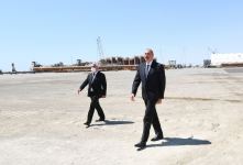 Prezident İlham Əliyev “Qarabağ” yatağının dayaq blokunun dənizə yola salınması mərasimində iştirak edib (FOTO/VİDEO) (YENİLƏNİB 2)