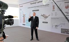 Prezident İlham Əliyev “Qarabağ” yatağının dayaq blokunun dənizə yola salınması mərasimində iştirak edib (FOTO/VİDEO) (YENİLƏNİB 2)