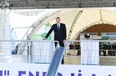 Prezident İlham Əliyev “Qobu” elektrik yarımstansiyasının tikintisi ilə tanış olub (FOTO) (YENİLƏNİB 2)