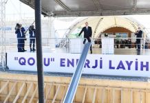Prezident İlham Əliyev “Qobu” elektrik yarımstansiyasının tikintisi ilə tanış olub (FOTO) (YENİLƏNİB 2)