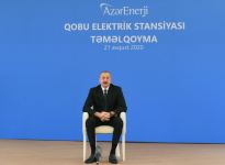 Prezident İlham Əliyev “Qobu” elektrik yarımstansiyasının tikintisi ilə tanış olub (FOTO) (YENİLƏNİB 2)