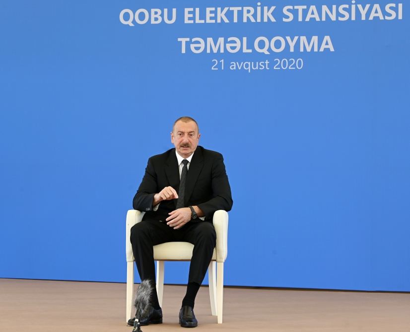 Prezident İlham Əliyev “Qobu” elektrik yarımstansiyasının tikintisi ilə tanış olub (FOTO) (YENİLƏNİB 2)