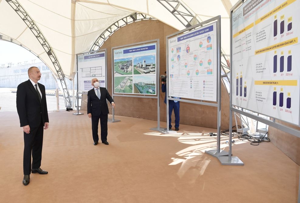 Prezident İlham Əliyev “Qobu” elektrik yarımstansiyasının tikintisi ilə tanış olub (FOTO) (YENİLƏNİB 2)