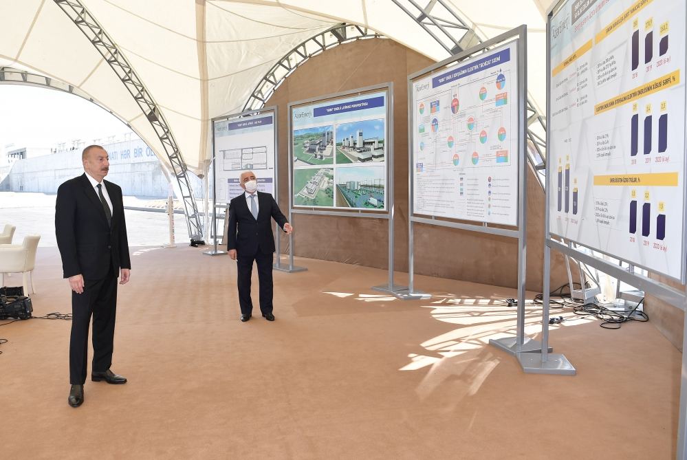 Prezident İlham Əliyev “Qobu” elektrik yarımstansiyasının tikintisi ilə tanış olub (FOTO) (YENİLƏNİB 2)