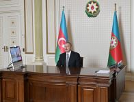 Prezident İlham Əliyev koronaviruslu xəstələrin müalicəsi üçün modul tipli növbəti hospitalın açılışında videoformatda iştirak edib (FOTO) (YENİLƏNİB)
