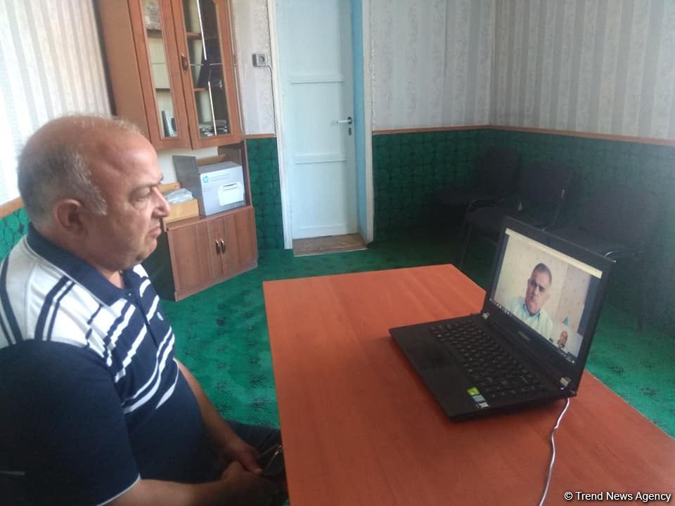 Deputat Arzu Nağıyev seçiciləri ilə görüşüb (FOTO)