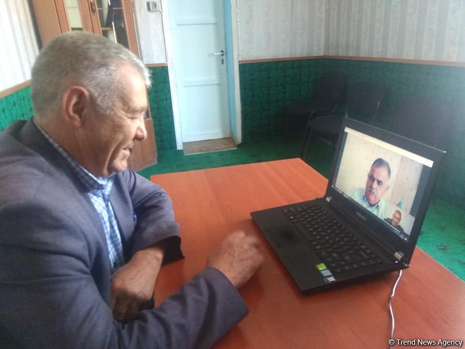 Deputat Arzu Nağıyev seçiciləri ilə görüşüb (FOTO)