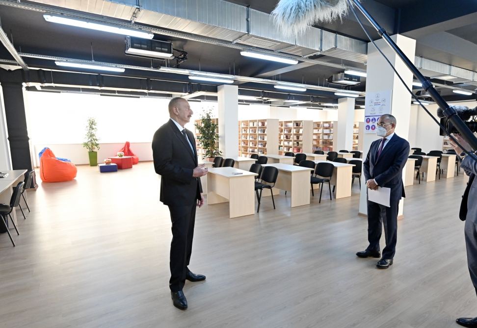Prezident İlham Əliyev Sumqayıtda Peşə Təhsil Mərkəzinin açılışında iştirak edib (FOTO) (YENİLƏNİB)