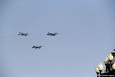 Azadlıq şahinləri Gəncə səmasında (ƏLAVƏ OLUNUB) (FOTO)