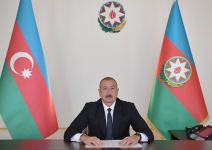 Prezident İlham Əliyev “COVID-19 dövrü və sonrakı dönəmdə Dayanıqlı İnkişaf Məqsədlərinin 2030-cu il Gündəliyinin maliyyələşdirilməsi” mövzusunda dövlət və hökumət başçılarının toplantısında videoformatda çıxış edib (FOTO/VİDEO)