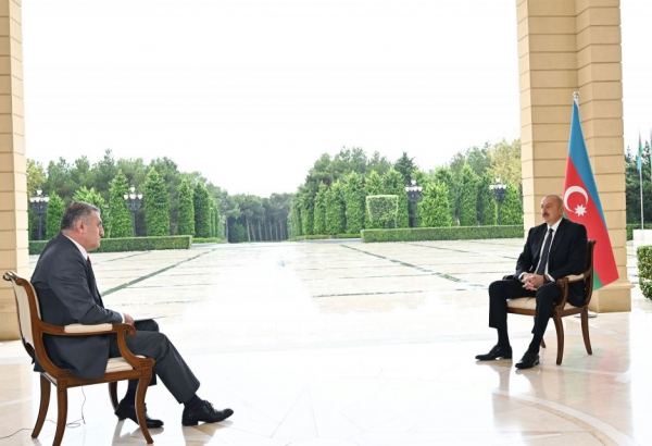 Zəfər xronikası. 5 oktyabr 2020-ci il: Prezident İlham Əliyev Türkiyənin “TRT Haber” televiziya kanalına müsahibə verib (FOTO/VİDEO)