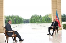 Prezident İlham Əliyev Türkiyənin “TRT Haber” televiziya kanalına müsahibə verib (FOTO/VİDEO) (YENİLƏNİB)