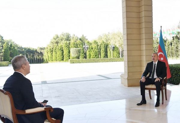 Zəfər xronikası. 10 oktyabr 2020-ci il: Prezident İlham Əliyev RBK televiziya kanalına müsahibə verib (FOTO/VİDEO)
