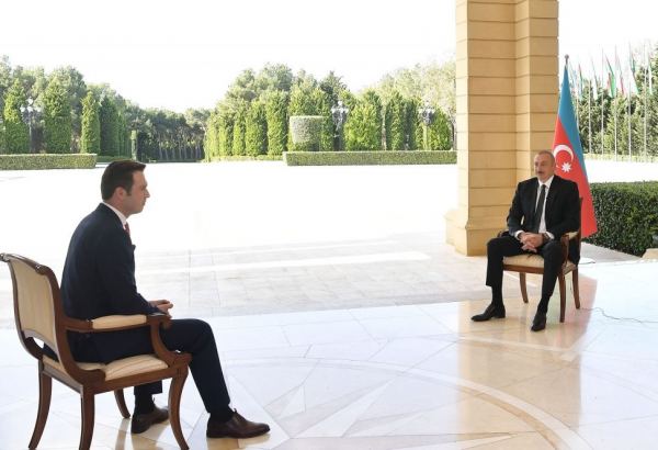Zəfər xronikası. 12 oktyabr 2020-ci il: Prezident İlham Əliyev Türkiyənin “Haber Global” televiziya kanalına müsahibə verib (FOTO/VİDEO)