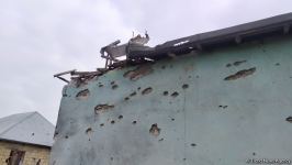 Ermənilər Ağdamın kəndlərini atəşə tutur, 3 evə mərmi düşüb (FOTO)