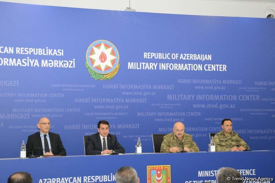 Ermənistan hazırda da atəşkəsi kobud şəkildə pozaraq gərginliyi daha da artırır - Hikmət Hacıyev (FOTO)