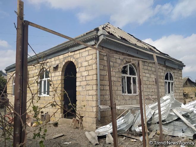 Ermənilər Tərtərdə evə raket atdı, 1 nəfər öldü (FOTO)