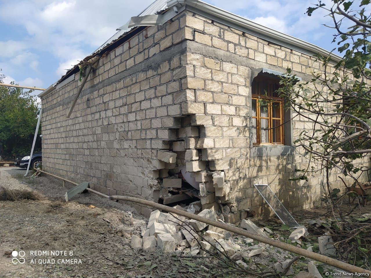 Ermənilər Tərtərdə evə raket atdı, 1 nəfər öldü (FOTO)
