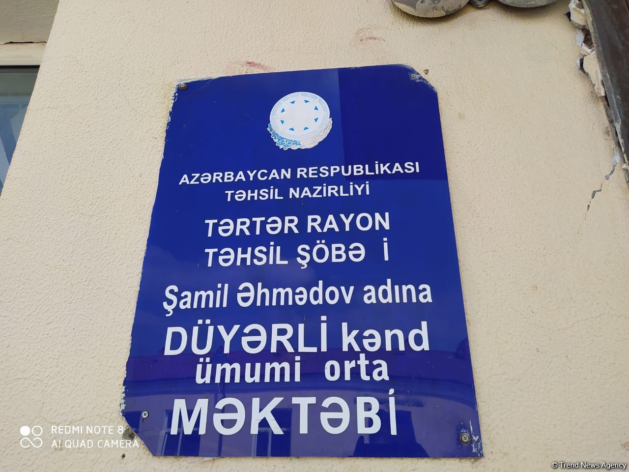 Ermənistanın Tərtərdə dağıtdığı məktəb (FOTO/VİDEO)