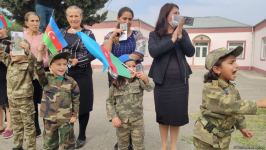 Xocavəndli məcburi köçkünlər bayraq yürüşü keçirdi (FOTO)