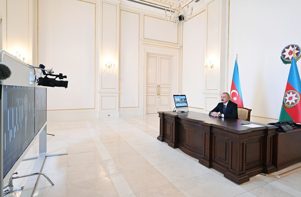 Prezident İlham Əliyev Rusiyanın Ria Novosti agentliyi üçün “Rossiya Seqodnya Beynəlxalq İnformasiya Agentliyi” media qrupunun baş direktoru Dmitri Kiselyova müsahibə verib (YENİLƏNİB)(VİDEO)