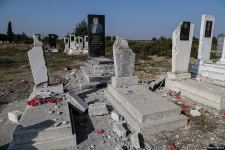 Ermənistan növbəti dəfə qəbiristanlığı atəşə tutdu (FOTO)
