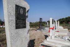 Ermənistan növbəti dəfə qəbiristanlığı atəşə tutdu (FOTO)