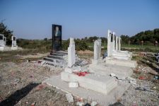 Ermənistan növbəti dəfə qəbiristanlığı atəşə tutdu (FOTO)