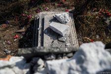 Ermənistan növbəti dəfə qəbiristanlığı atəşə tutdu (FOTO)