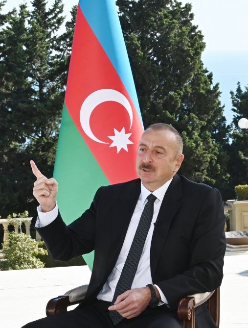 Prezident İlham Əliyev: Mülki şəxslərə bu namərd hücumlar erməni faşizminin növbəti təzahürüdür (FOTO)