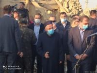 Hikmət Hacıyev və diplomatik korpusun nümayəndələri Gəncədə hadisə yerinə gəliblər (FOTO/VİDEO)
