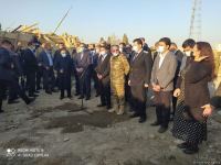 Hikmət Hacıyev və diplomatik korpusun nümayəndələri Gəncədə hadisə yerinə gəliblər (FOTO/VİDEO)