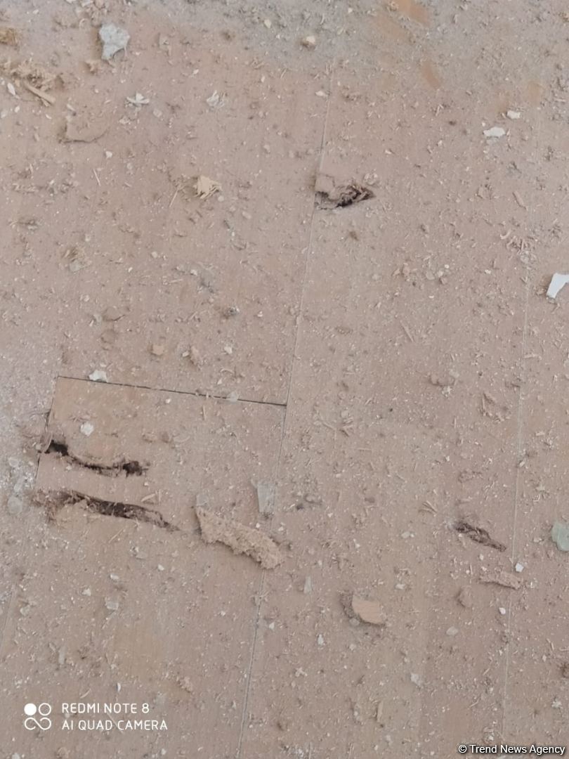 Ermənilər Tərtəri atəşə tutdu, orta məktəb dağıldı (FOTO)