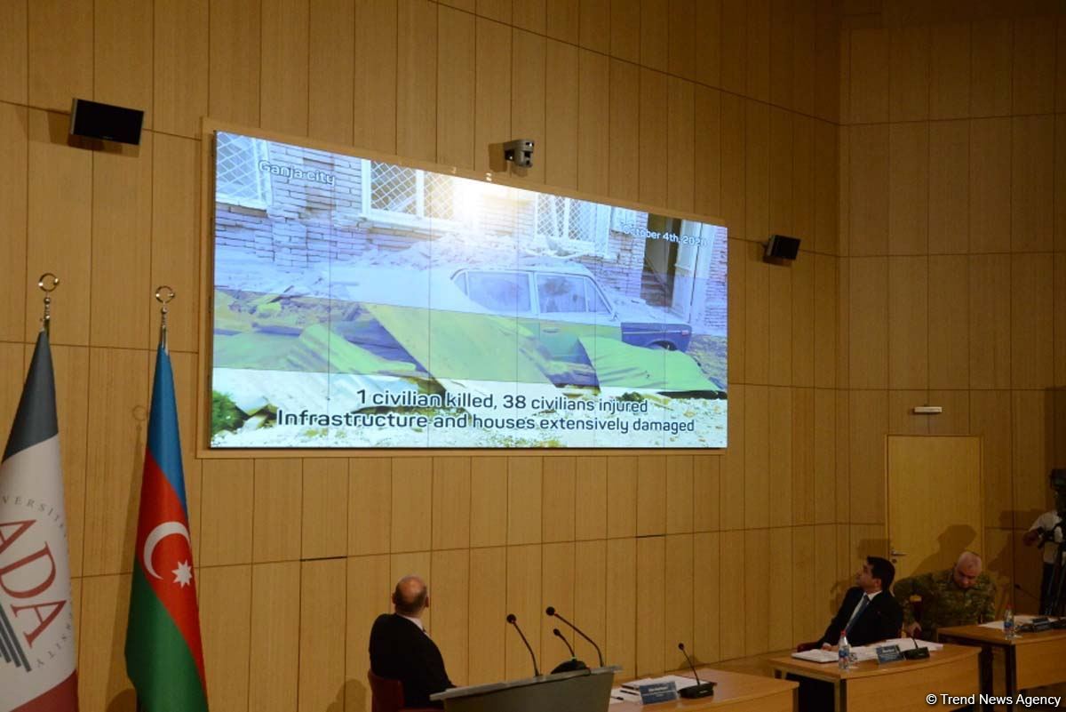 ADA Universitetində ermənilərin Gəncə terroru ilə bağlı diplomatlarla görüş keçirilib (FOTO)