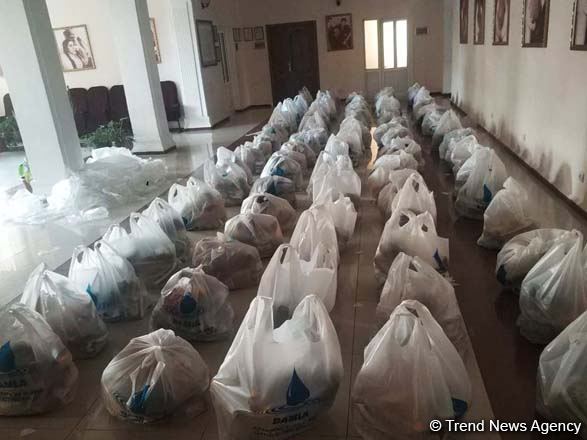Deputat Sevil Mikayılovanın təşəbbüsü ilə Xudatda əsgər ailələrinə yardım paylanılıb (FOTO)