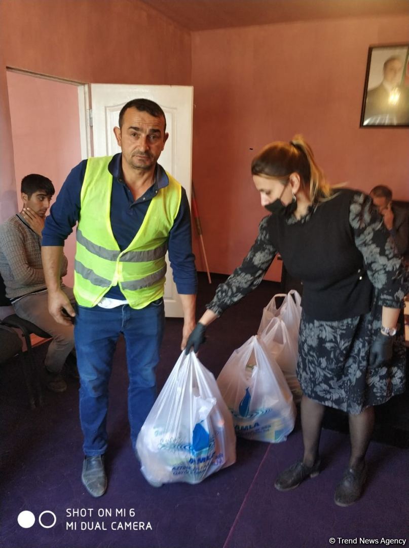 Deputat Sevil Mikayılovanın təşəbbüsü ilə Xudatda əsgər ailələrinə yardım paylanılıb (FOTO)