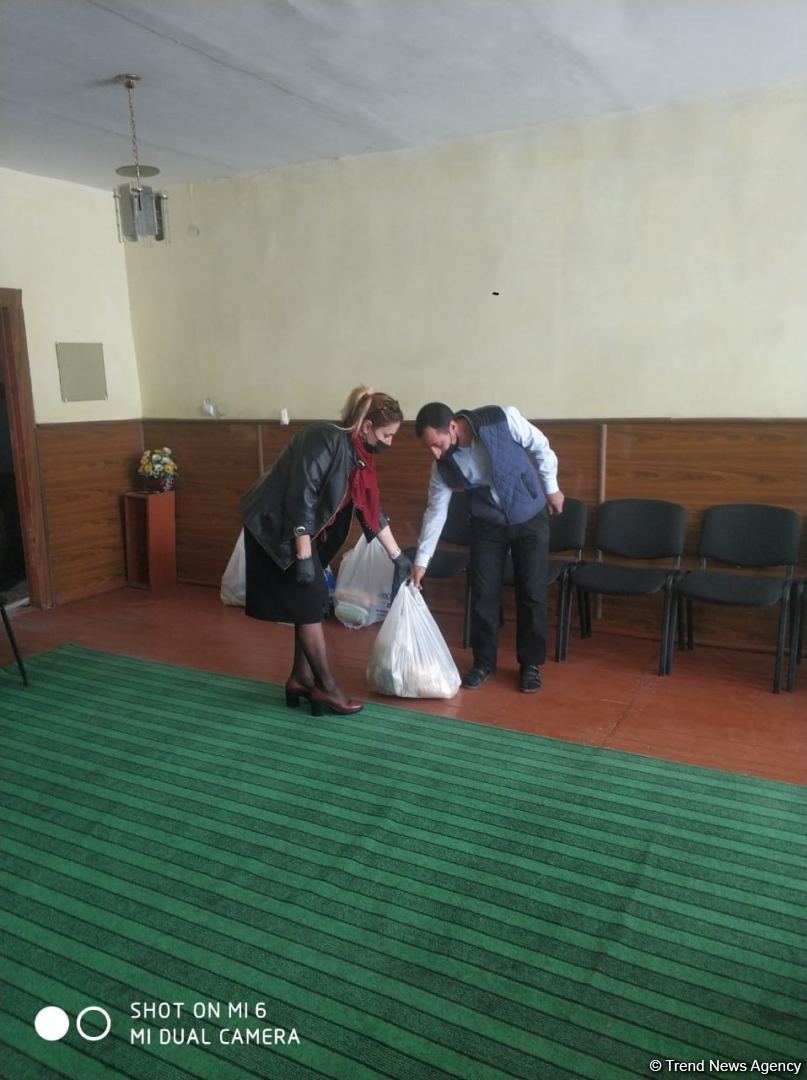 Deputat Sevil Mikayılovanın təşəbbüsü ilə Xudatda əsgər ailələrinə yardım paylanılıb (FOTO)
