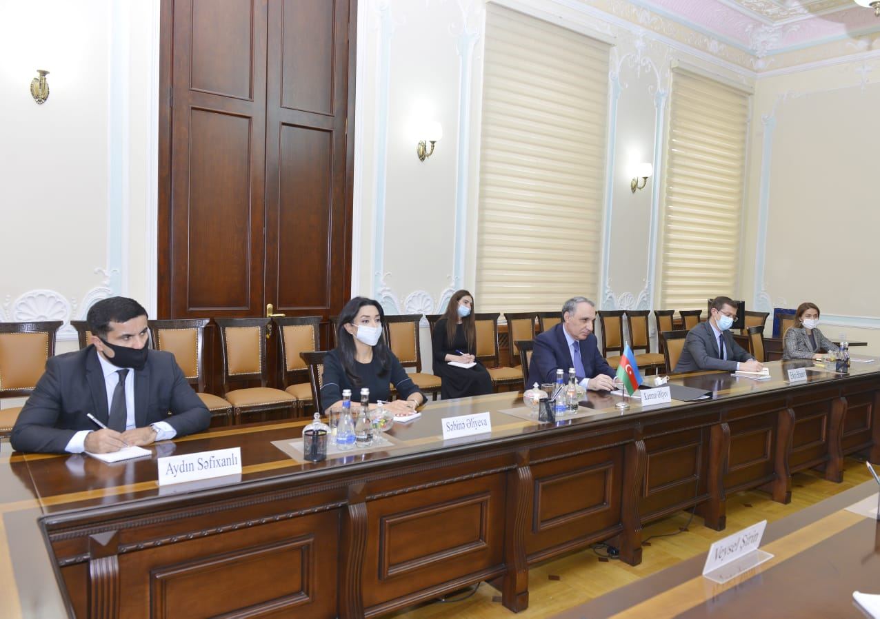 Kamran Əliyev Türkiyənin Baş Ombudsmanı ilə görüşüb (FOTO)