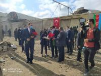 İsrailin səfiri Gəncədə terror baş verən ərazidə olub (FOTO)