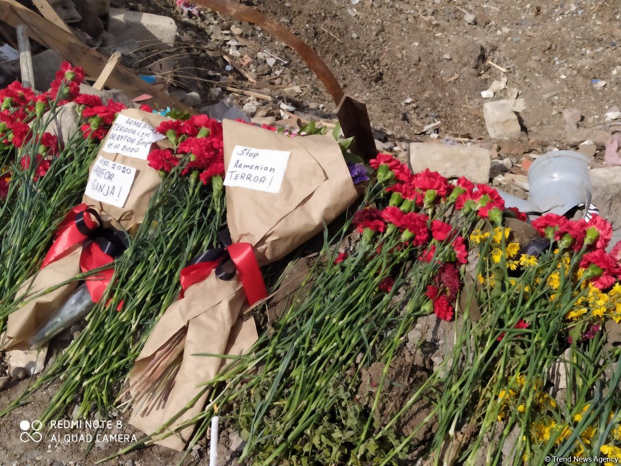İsrailin səfiri Gəncədə terror baş verən ərazidə olub (FOTO)
