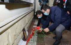 Gəncədəki erməni terroru nəticəsində həlak olan Rusiya vətəndaşının xatirəsi yad edilib (FOTO)