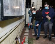 Gəncədəki erməni terroru nəticəsində həlak olan Rusiya vətəndaşının xatirəsi yad edilib (FOTO)