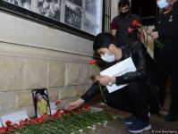 Gəncədəki erməni terroru nəticəsində həlak olan Rusiya vətəndaşının xatirəsi yad edilib (FOTO)