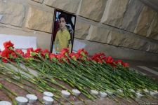 Gəncədəki erməni terroru nəticəsində həlak olan Rusiya vətəndaşının xatirəsi yad edilib (FOTO)