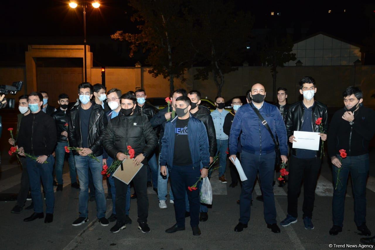 Gəncədəki erməni terroru nəticəsində həlak olan Rusiya vətəndaşının xatirəsi yad edilib (FOTO)