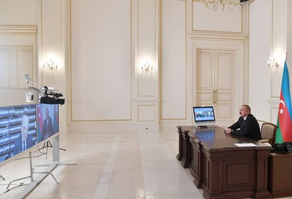 Zəfər xronikası. 26 oktyabr 2020-ci il: Prezident İlham Əliyev İtaliyanın Rai-1 televiziya kanalına müsahibə verib (FOTO/VİDEO)